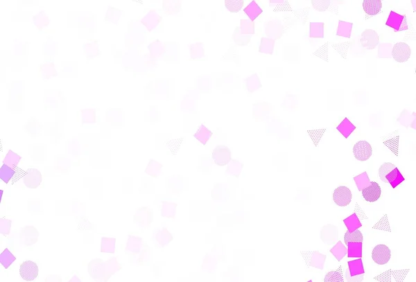 Violet Clair Motif Vectoriel Rose Avec Style Polygonal Avec Des — Image vectorielle