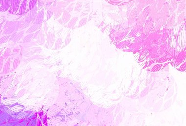 Açık Mor, kaotik şekilli pembe vektör şablonu. Soyut tarzda rengarenk gradyan şekilleri olan bir resim. Bir cep telefonu için arka plan.