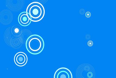 Çember şekilli açık yeşil vektör düzeni. Bulanık dekoratif tasarım baloncuklu soyut tarzda. Duvar kağıtlarının dokusu için desen.