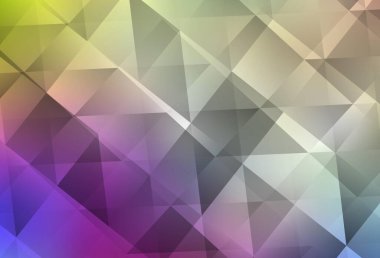 Işık çok renkli vektör eğimli üçgen dokusu. Çokgen şekilli bir örnek. İşiniz için yepyeni bir tasarım..