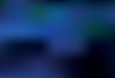 Koyu mavi vektör şablonu bulanıklaştırdı. Renkli soyut çizimler ve gradyan. İş tasarımınız için yeni biçim.