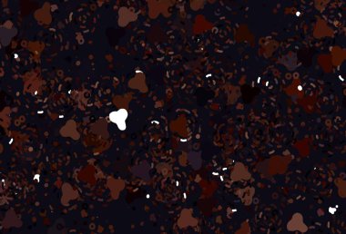 Kaotik şekilli açık kırmızı vektör şablonu. Renkli rastgele şekillerle modern soyut illüstrasyon. Kartvizitiniz için modern tasarım.