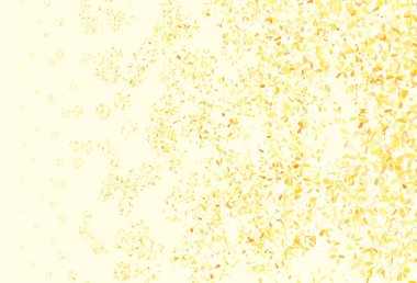 Açık Turuncu vektör yapraklı zarif şablon. Karalama tarzında yaprakları olan belirsiz bir çizim. Web siteleri ve pankartlar için desenli desen.