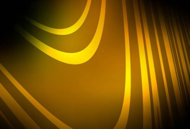 Koyu yeşil, sarı vektör bulanık arkaplan. Yaratıcı illüstrasyon, yarım tonlu ve eğimli. İş tasarımınız için yeni biçim.