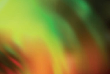 Açık yeşil, sarı vektör bulanık ve renkli desen. Parlak renkli bir illüstrasyon. Çalışmalarınız için akıllı tasarım.