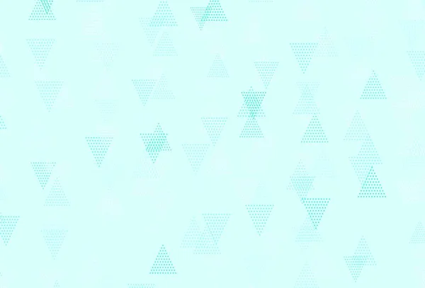 Светло Зеленая Векторная Планировка Линиями Треугольниками Абстрактная Градиентная Иллюстрация Треугольниками — стоковый вектор