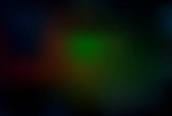 Σκούρο Πράσινο Κόκκινο Διάνυσμα Θολή Φωτεινή Υφή Αφηρημένη Πολύχρωμη Απεικόνιση — Διανυσματικό Αρχείο