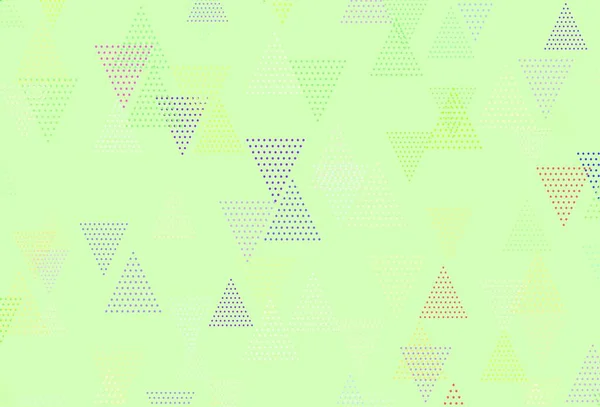 Светлый Многоцветный Векторный Узор Многоугольным Стилем Декоративный Дизайн Абстрактном Стиле — стоковый вектор