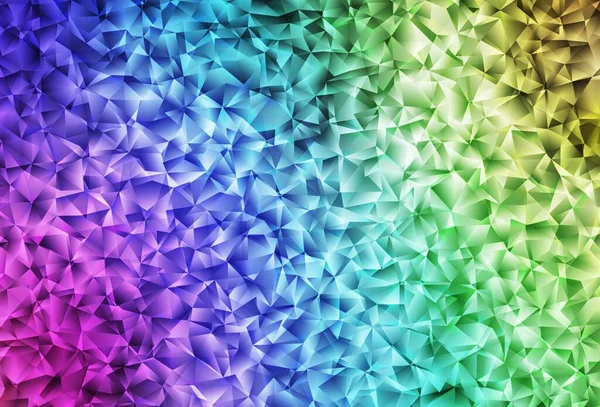 Lumière Multicolore Vecteur Abstrait Fond Polygonal Illustration Colorée Dans Style — Image vectorielle