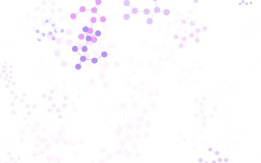 Açık Mor, Pembe vektör arkaplan ve yapay zeka verileri. Parlak renkli bir illüstrasyon ve yapay zekanın gerçek yapısı. Poster ve teknoloji sembolü.