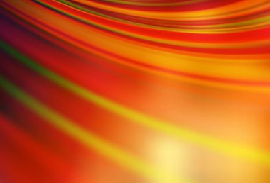 Açık Turuncu vektör parlak deseni bulanıklaştırdı. Soyut ve gradyan renkte renkli çizimler. Marka kitabı için zarif bir arkaplan.