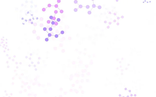 Light Purple Pink Vector 배경에 데이터가 있습니다 구조와 삽화를 있습니다 — 스톡 벡터