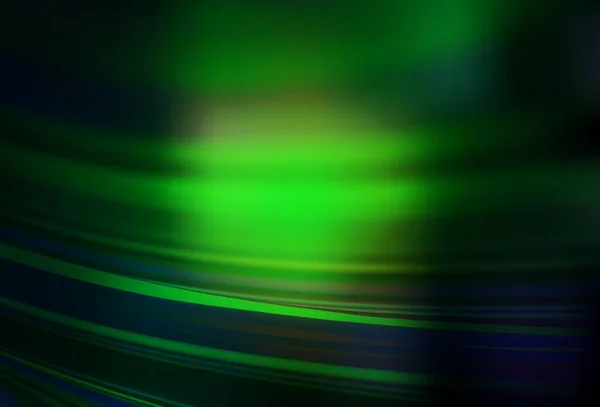深绿色矢量抽象明亮的模板 带有渐变的模糊风格的新彩色插图 设计的背景 — 图库矢量图片