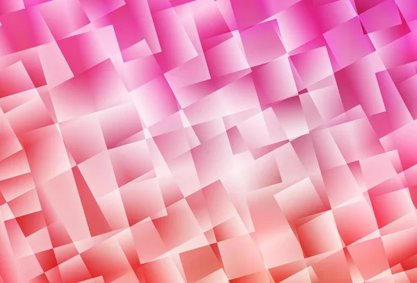 Ljus Rosa Vektor Triangel Mosaik Bakgrund Helt Färg Illustration Polygonal — Stock vektor