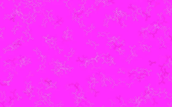 Plantilla Vectorial Light Pink Con Estructura Inteligencia Artificial Ilustración Colorida — Archivo Imágenes Vectoriales