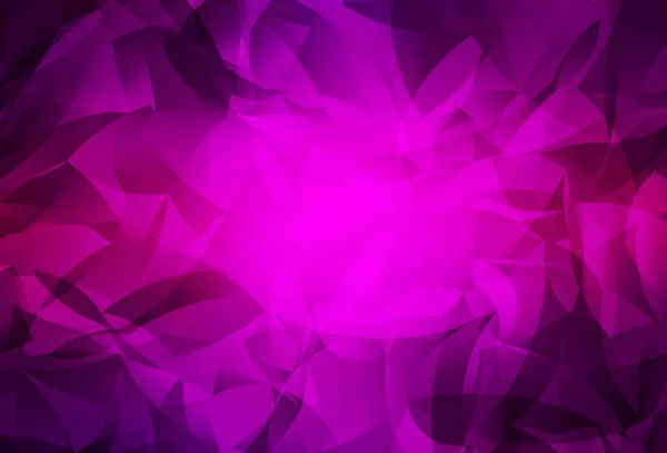 Modèle Polygonal Vecteur Violet Foncé Illustration Colorée Dans Style Abstrait — Image vectorielle