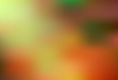Açık yeşil, sarı vektör renkli bulanık fon. Görüntü stili ve gradyanı olan yeni renkli çizimler. Bir cep telefonu için arka plan.