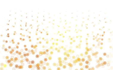 Dairesel şekilli açık kahverengi vektör düzeni. Bulanık yağmur damlaları olan soyut bir çizim. Reklamlar, broşürler için desen.