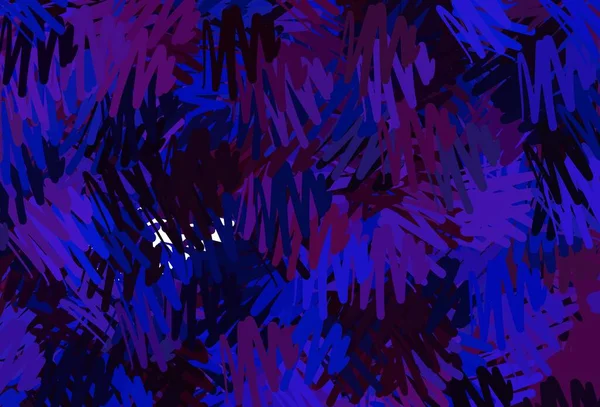 Dunkelrosa Blauer Vektorhintergrund Mit Geraden Linien Moderne Geometrische Abstrakte Illustration — Stockvektor