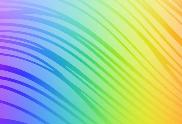 Φωτεινό Πολύχρωμο Διανυσματικό Υπόβαθρο Κυματοειδείς Γραμμές Μια Κομψή Φωτεινή Απεικόνιση — Διανυσματικό Αρχείο