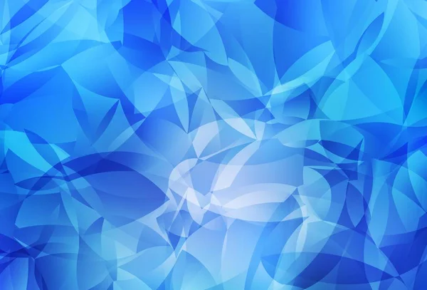 Vorlage Für Hellblaue Vektorgradienten Dreiecke Kreative Illustration Halbtonstil Mit Dreiecken — Stockvektor