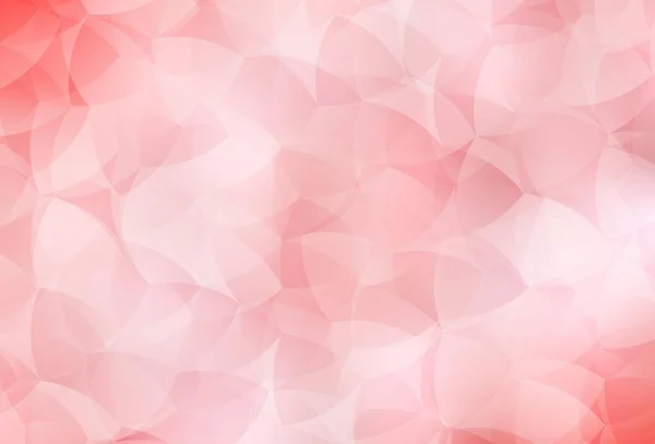 Ljus Röd Vektor Triangel Mosaik Bakgrund Helt Färg Illustration Polygonal — Stock vektor