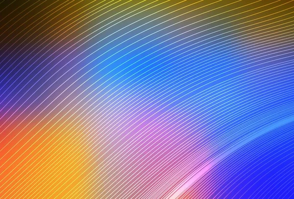 Licht Multicolor Vektor Modernen Eleganten Hintergrund Bunte Abstrakte Illustration Mit — Stockvektor