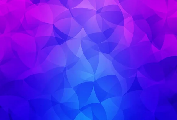 Hellrosa Blaue Vektorschablone Mit Chaotischen Formen Einfache Farbenfrohe Illustration Mit — Stockvektor