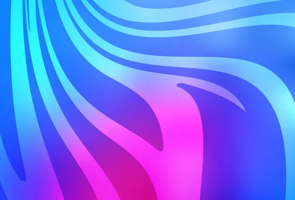 Светло Розовый Голубой Вектор Размыл Яркую Текстуру Элегантная Яркая Иллюстрация — стоковый вектор