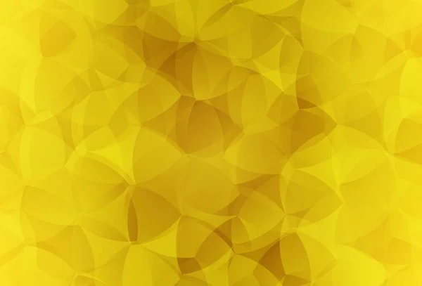 暗黄色のベクトルの三角形の背景輝く 三角形のモダンな抽象的なイラスト あなたのウェブサイトのための新しいテクスチャ — ストックベクタ