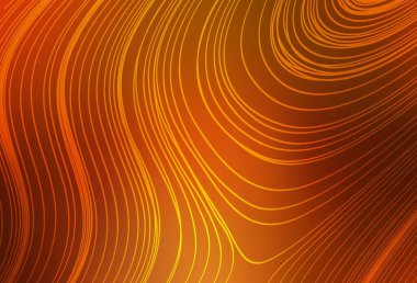 Koyu turuncu vektör parlak şablonu bulanıklaştırdı. Renkli soyut çizimler ve gradyan. Marka kitabı için zarif bir arkaplan.