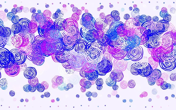 Açık pembe, güllü mavi vektör zarif şablon. Çiçekli zarif, parlak bir illüstrasyon. Cep telefonlarının geçmişleri için şablon.