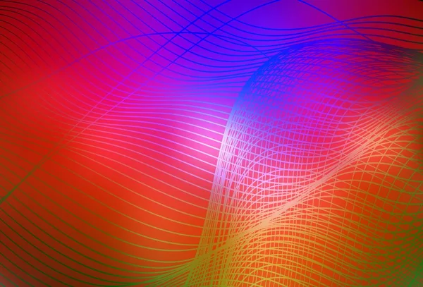 Dunkelrosa Roter Vektor Verschwimmt Helle Textur Bunte Abstrakte Illustration Mit — Stockvektor