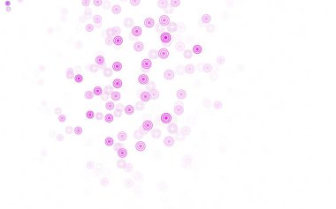 Kabarcıklı açık pembe vektör arka planı. Bulanık yağmur damlaları olan soyut bir çizim. Poster ve web siteleri için tasarım.