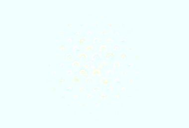 Açık mavi, gökkuşağı elementli sarı vektör deseni. Gradyan gökkuşağı şekilli soyut çizimler. Boyama kitapları için basit tasarım.