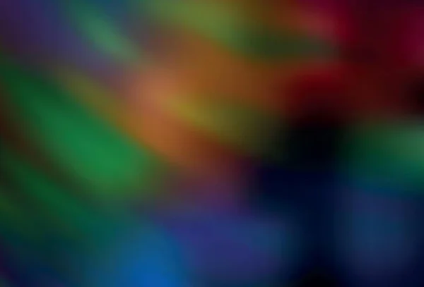 Темный Многоцветный Вектор Цветного Размытия Цветная Иллюстрация Умном Стиле Новый — стоковый вектор