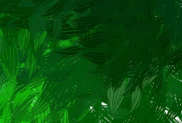 Fondo Vectorial Verde Oscuro Con Formas Memphis Ilustración Abstracta Moderna — Archivo Imágenes Vectoriales