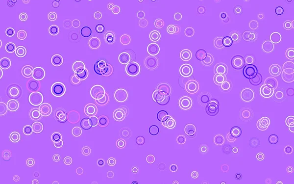 Luz Púrpura Textura Vectorial Rosa Con Discos Burbujas Borrosas Sobre — Archivo Imágenes Vectoriales