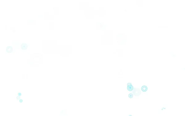 Rosa Chiaro Modello Vettoriale Blu Con Sfere Illustrazione Astratta Moderna — Vettoriale Stock