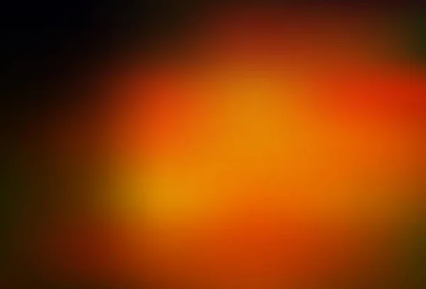 Dark Orange Vektor Bunte Unschärfe Hintergrund Glitzernde Abstrakte Illustration Mit — Stockvektor