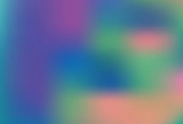 Modèle Abstrait Brillance Floue Vert Clair Vecteur Rouge Illustration Colorée — Image vectorielle