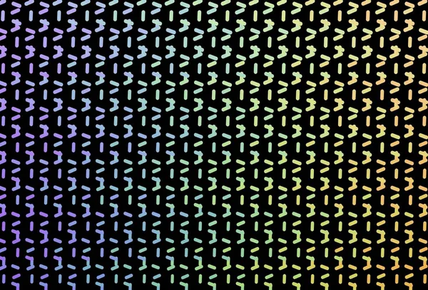 Dunkle Mehrfarbige Vektortextur Mit Farbigen Linien Bunt Leuchtende Illustration Mit — Stockvektor