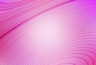 Bükülmüş çizgileri olan açık pembe vektör arkaplanı. Eğilimli soyut bir çizim. Posterler ve afişler için iş tasarımı.
