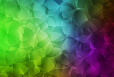 Açık pembe, soyut şekilli yeşil vektör dokusu. Soyut tarzda rengarenk gradyan şekilleri olan bir resim. Kartvizitiniz için modern tasarım.