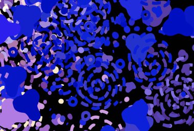 Koyu pembe, soyut şekilli mavi vektör arkaplan. Soyut gradyan şekilli basit renkli çizimler. Kartvizitiniz için modern tasarım.