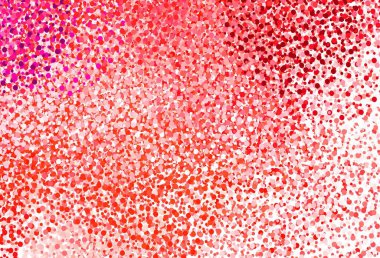 Küreli açık kırmızı vektör deseni. Doğa tarzında renkli baloncuklu soyut illüstrasyon. Güzel web siteleri için desen.