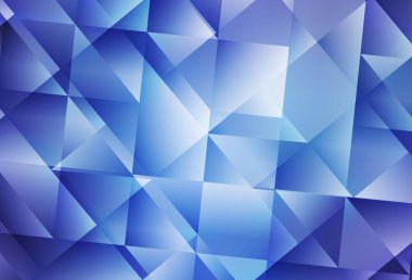 Açık Pembe, Mavi vektör çokgen arkaplan. Çokgen tarzda tamamen yeni bir renk çizimi. İşiniz için en iyi üçgen tasarım.