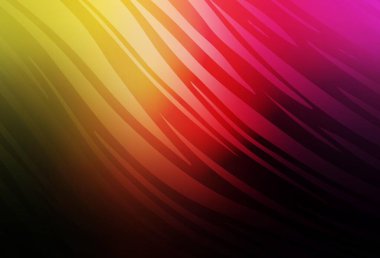 Koyu pembe, sarı vektör bulanık şablon. Renkli soyut çizimler ve gradyan. Web siteniz için bulanık tasarım.