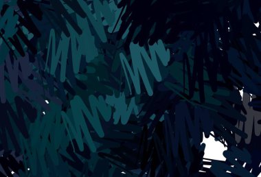 Düz çizgileri olan koyu yeşil vektör düzeni. Bulanık arkaplanda gradyanı olan çizgiler. Reklam, kitapçıklar, broşürler için desen.