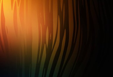 Koyu turuncu vektör bulanık ve renkli desen. Gradyan tasarımlı, soyut, ışıltılı çizimler. İşiniz için yeni tasarım.